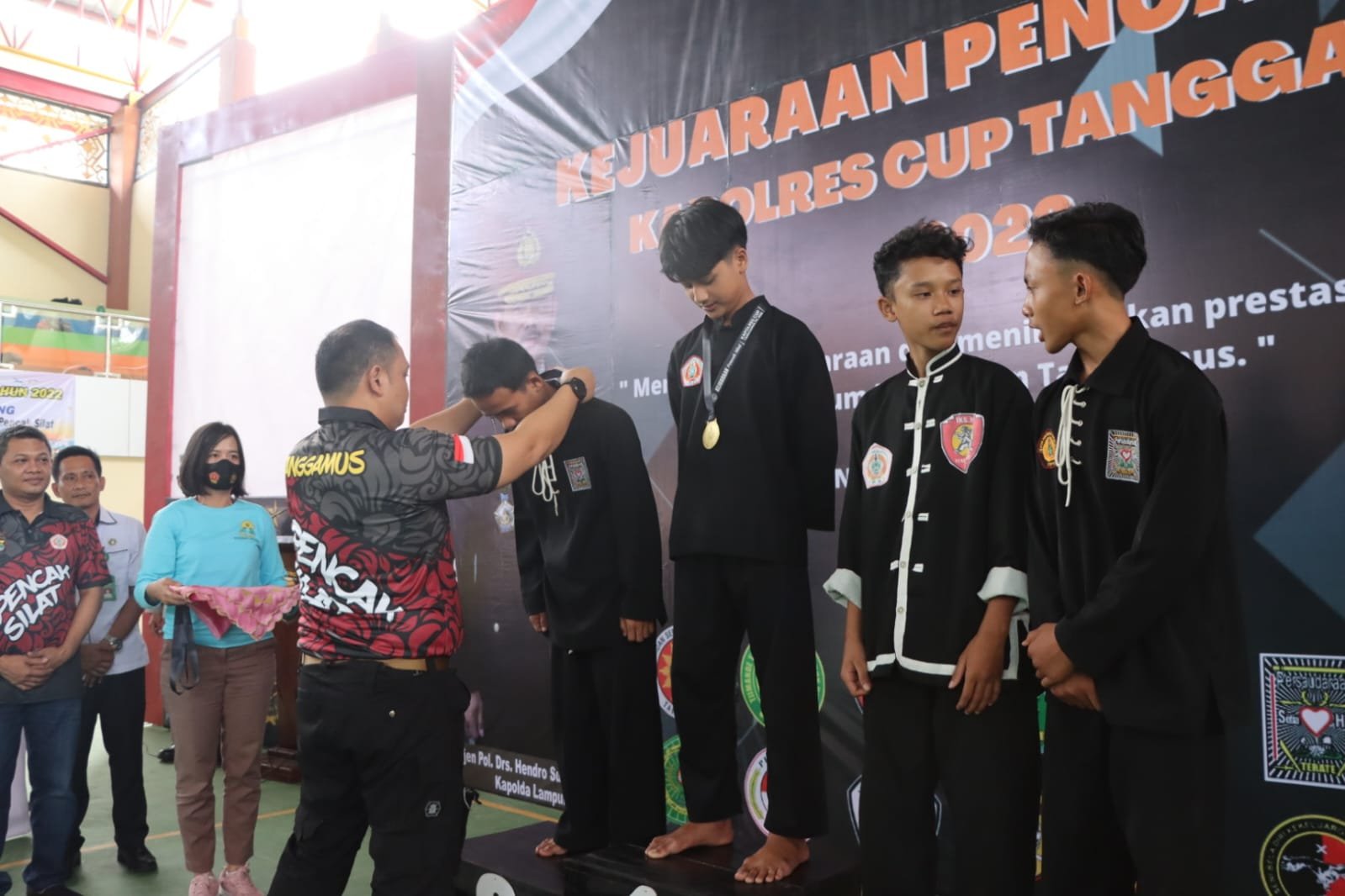 Kejuaraan Pencak Silat Kapolres Tanggamus Cup Berlangsung Sukses