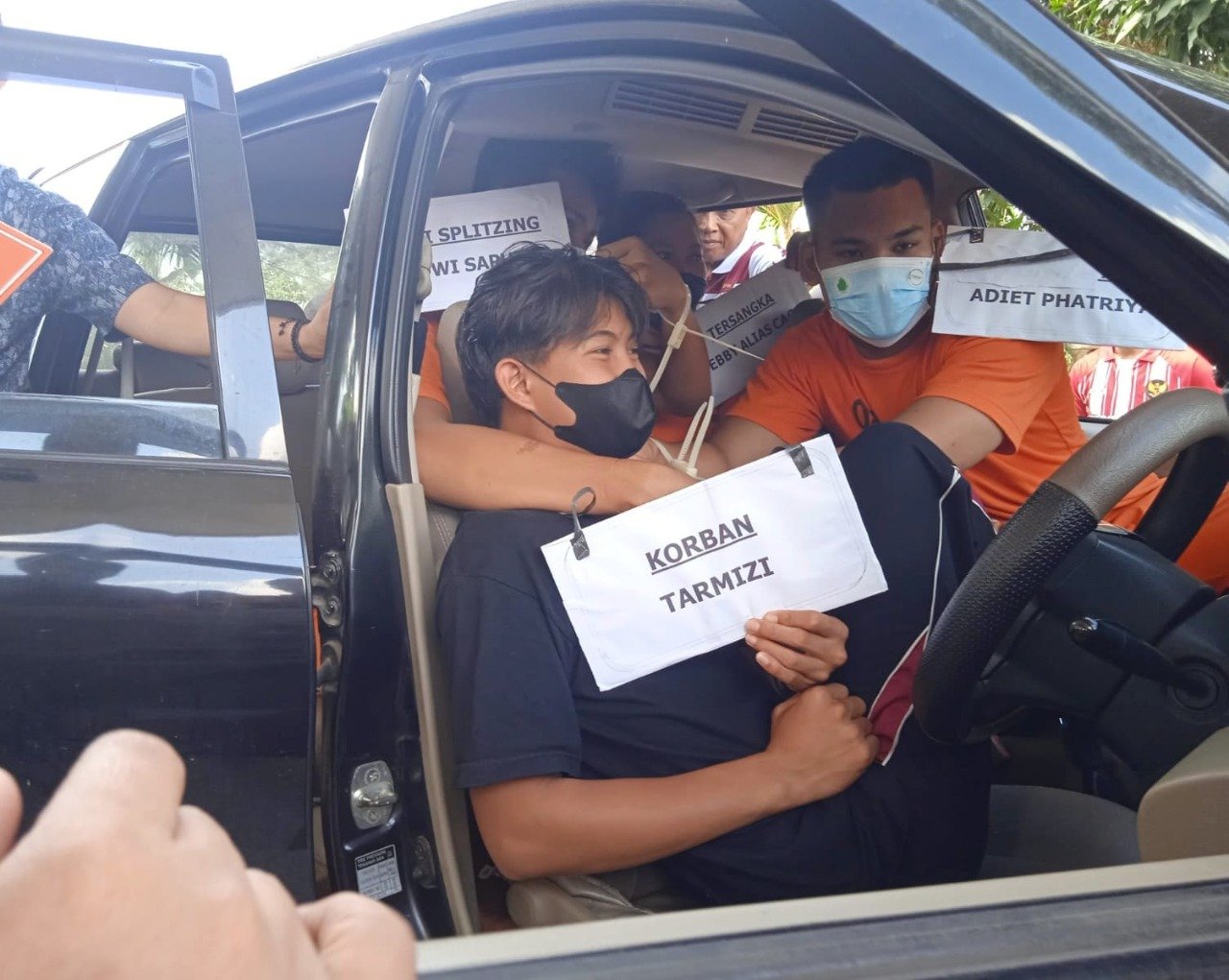 Polres Lampung Tengah Gelar Rekonstuksi Kasus Pembunuhan Berencana di Area Bukit Danau Bekri