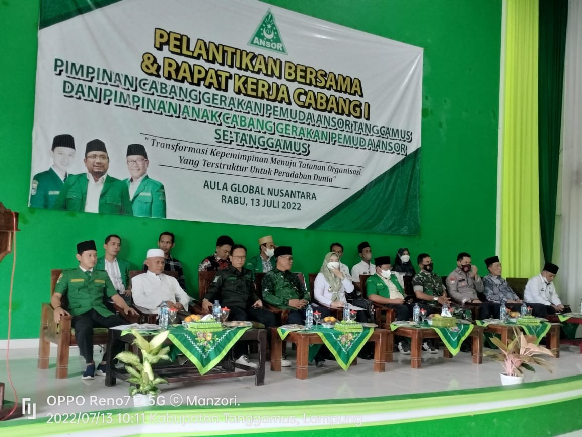 Bupati Tanggamus Menghadiri Pelantikan Bersama dan Rapat kerja Cabang I