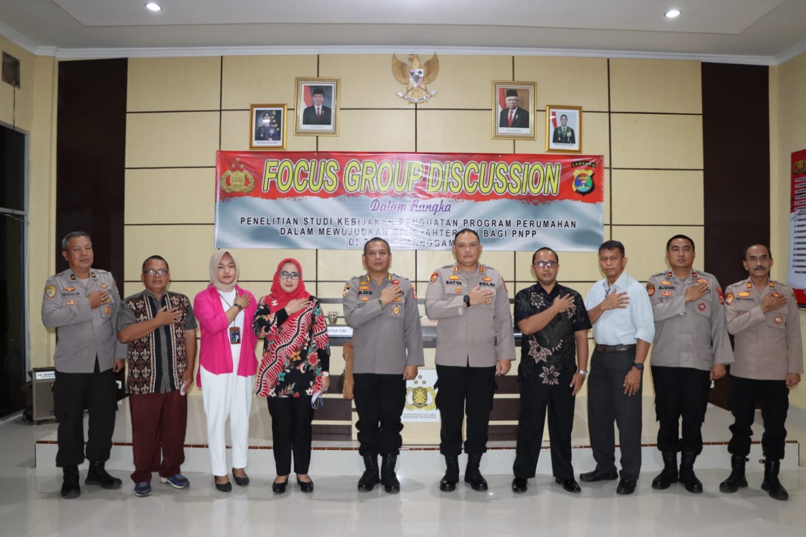 Puslitbang Polri Gelar Studi Kebijakan Penguatan Perumahan Bagi PNPP di Polres Tanggamus