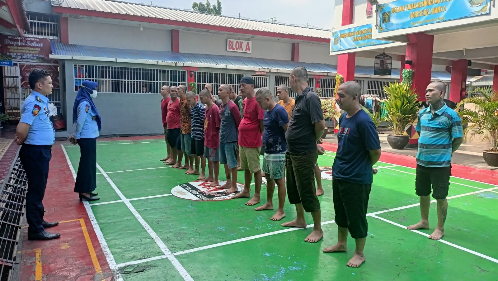 Rutan Kota Agung Terima 20 Orang Penghuni Baru