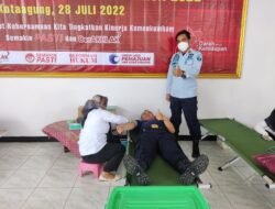 Lapas dan Rutan Kota Agung Kolaborasi Gelar Aksi Donor Darah