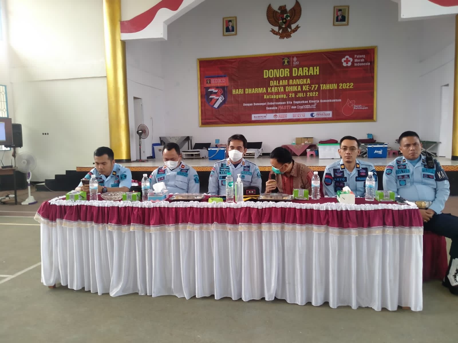 Dalam Rangka HDKD ke-77, Lapas dan Rutan Kota Agung Gelar Bhakti Sosial Donor Darah untuk Kemanusiaan