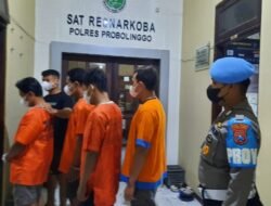 Dalam Sehari, Polres Probolinggo Berhasil Tangkap 5 Pengedar Narkoba