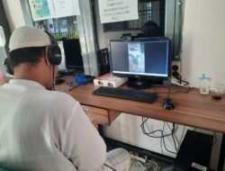 Warga Binaan Lapas Kotaagung Antusias Manfaatkan Fasilitas Layanan Video Call