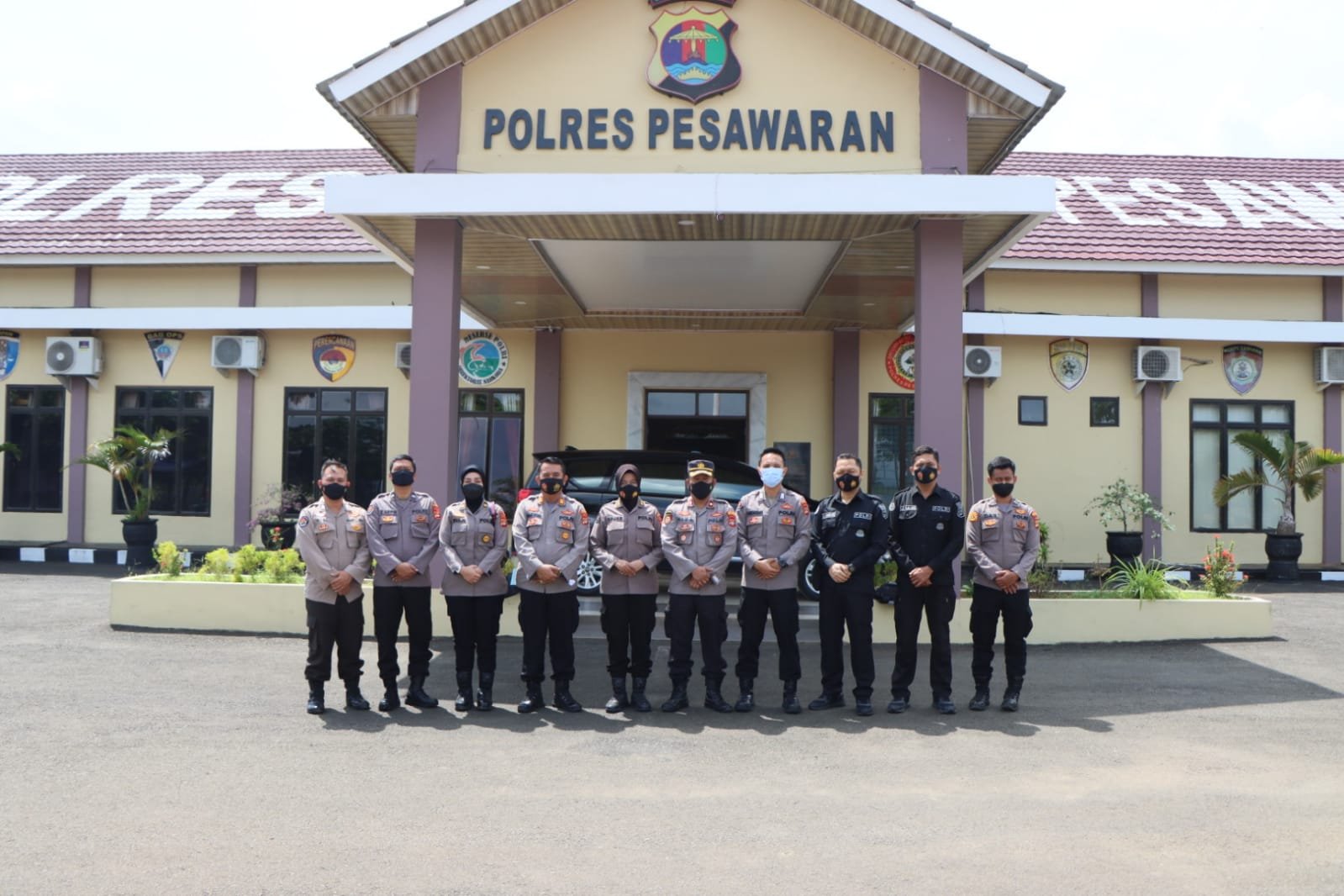 Tim Supervisi Bid Humas Polda Lampung Laksanakan Supervisi di Polres Pesawaran