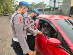 Ops Zebra Krakatau 2022, Sipropam Polres Tanggamus Juga Periksa Kelengkapan Personel