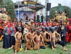 Reog dan Berongsai Meriahkan HUT Ke-2 Mojo Kembangsore Park dan Mojokerto Lampion Garden