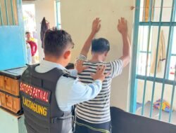 Satoppatsnal Lapas Kotaagung Cegah Gangguan Kamtib dengan Deteksi Dini Geledah Kamar WBP