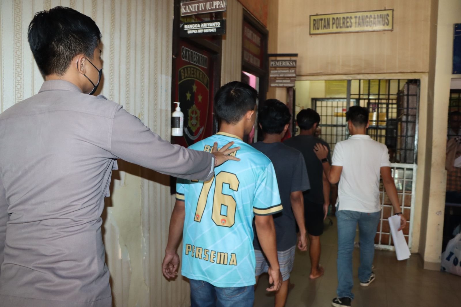 Tiga Penyalahgunaan Sabu, Dua Diantaranya Mahasiswa Ditangkap Satresnarkoba Polres Tanggamus di Sumberejo