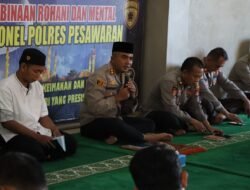 Kapolres Pesawaran Gelar Binrohtal