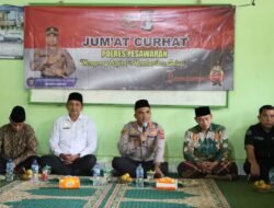 Melalui Jumat Curhat, Kapolres Pesawaran Jajaran Serap Aspirasi Masyarakat