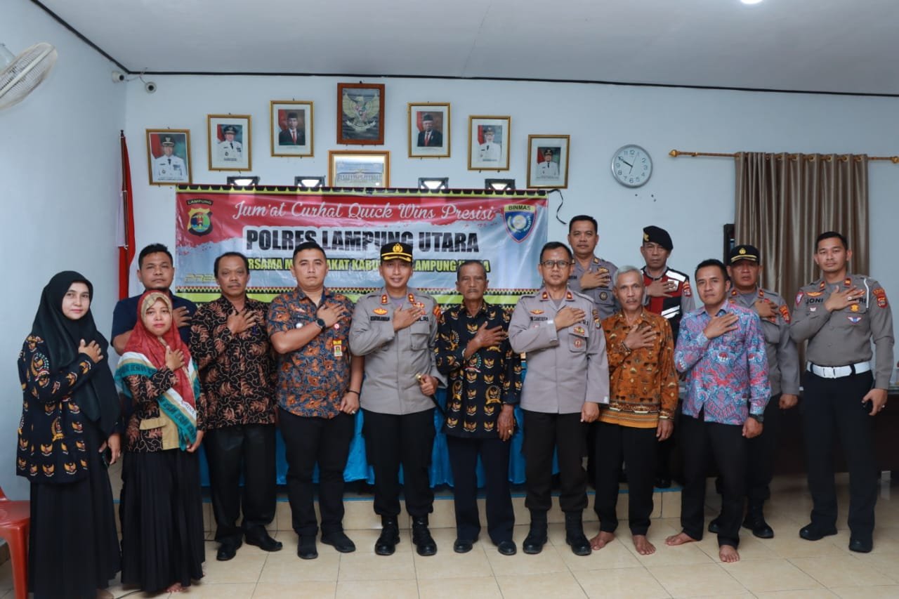 AKBP Kurniawan Ismail SH.SIK.MIK Serap Aspirasi Warga Melalui Program Jumat Curhat