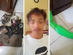 Kepergok Curi Motor, Warga Peria 21 Tahun Diamankan Polsek Gedong Tataan