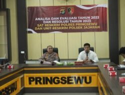 Tahun 2023, Satreskrim Polres Pringsewu Optimalkan Pelayanan Penyidikan