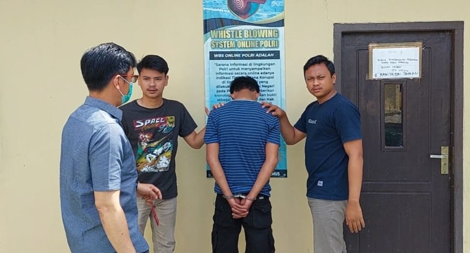 Seorang Pengedar Sabu Ditangkap Satresnarkoba Polres Tanggamus di Wonosobo