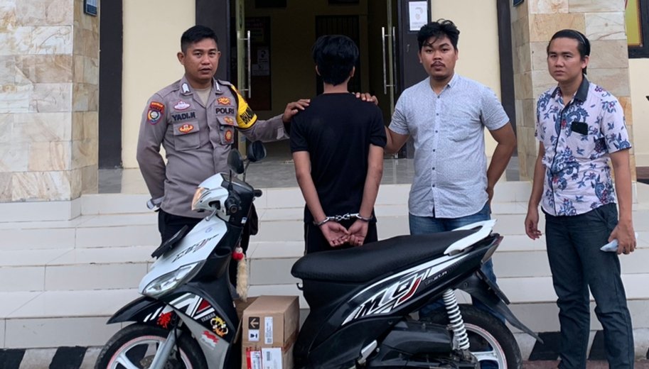 Polsek Kota Agung Kembali Ungkap Curanmor dan HP Modus Bobol Rumah di Pekon Kusa