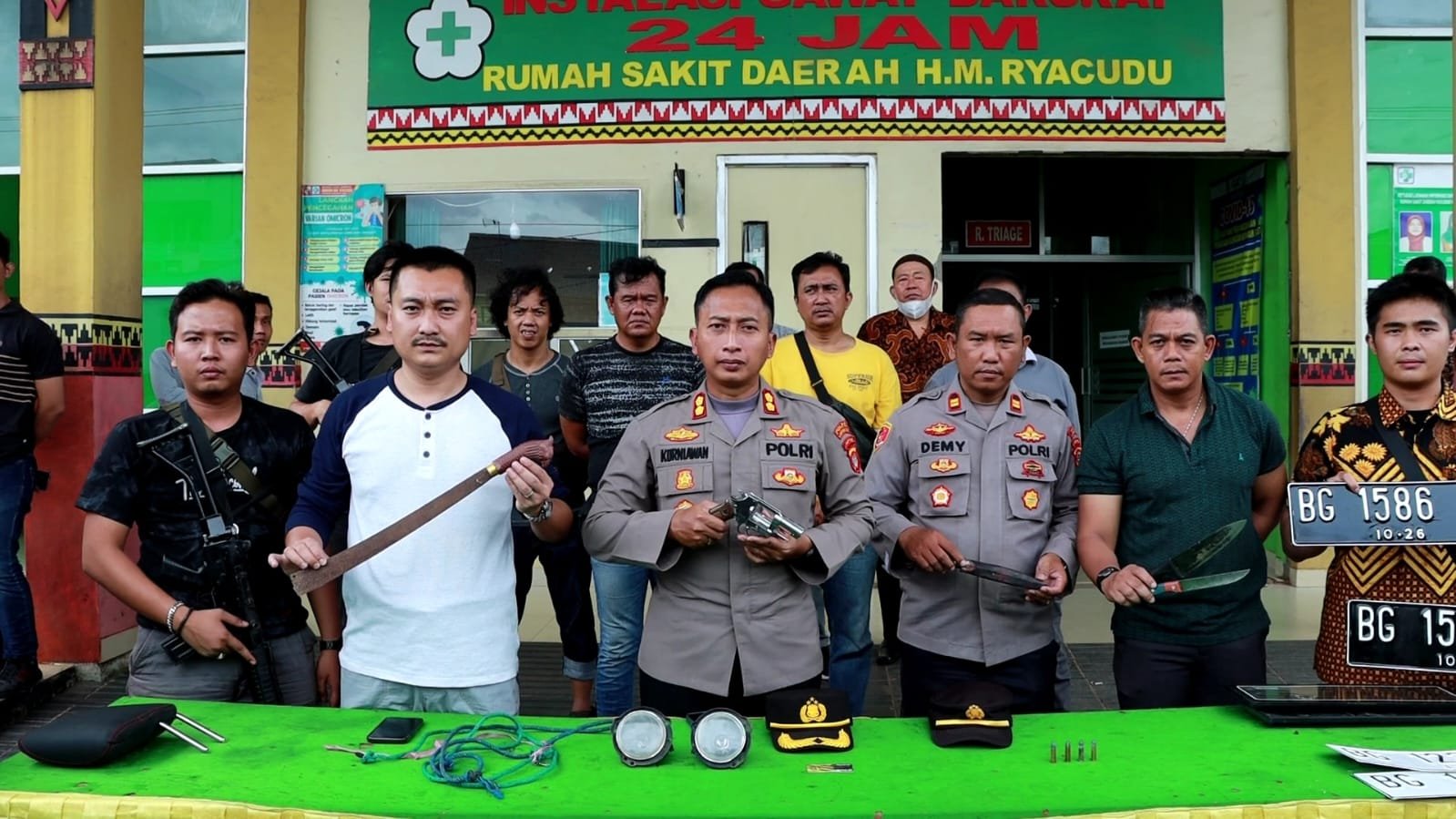 Kapolres Lampung Utara Tangkap Pelaku Curas Hewan Ternak Bersenjata Api