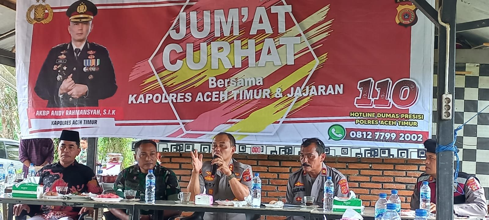 Kapolres Aceh Timur Siap Menerima Kritik, Saran dan Keluhan Masyarakat Melalui Jumat Curhat