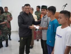 Lewat Jumat Berkah, Korem 022/Pantai Timur Berbagi Kasih Kepada Yatim Piatu