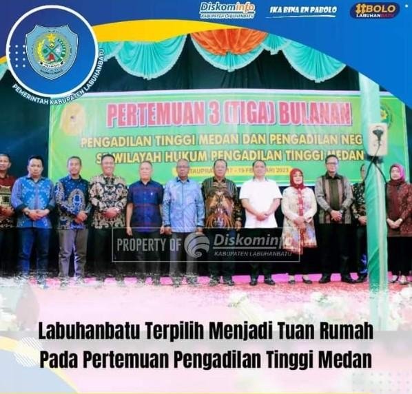 Labuhanbatu Jadi Tuan Rumah Kegiatan Tiga Bulanan Pengadilan Tinggi dan PN se Wilayah Hukum PT Medan