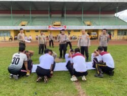 Jaga Kesehatan Personel, Polres Lampung Utara Gelar TKJ