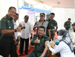 Kodim 0815/Mojokerto Gelar Vaksinasi Booster Ke-2 di PT. Kitoshindo