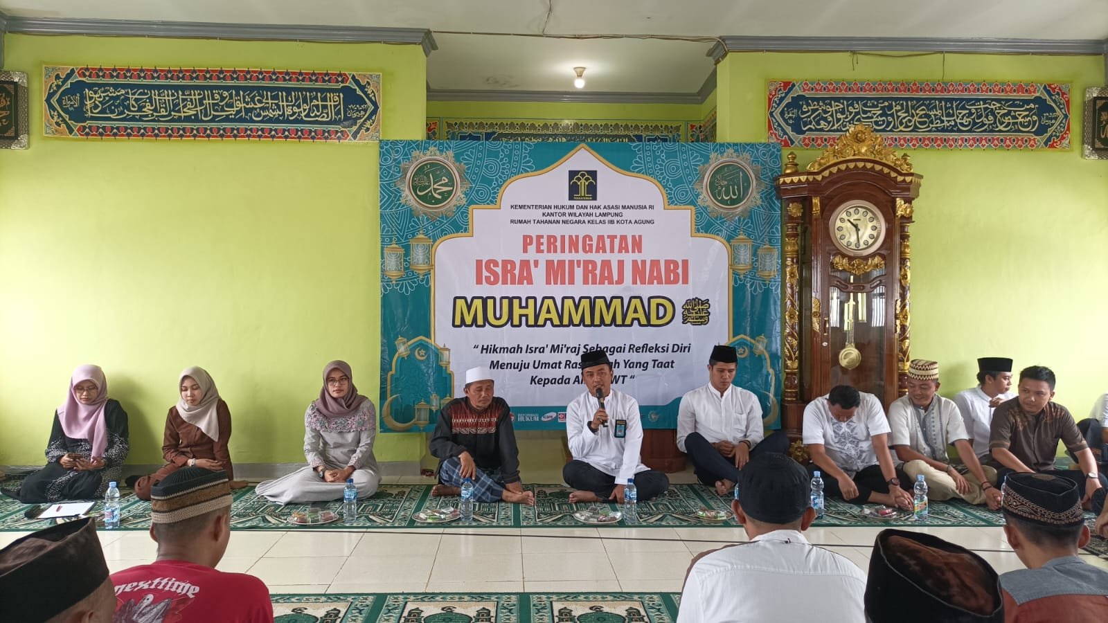 Pupuk Iman dan Taqwa, Warga Binaan Peringati Isra' Mi'raj di Rutan Kota Agung
