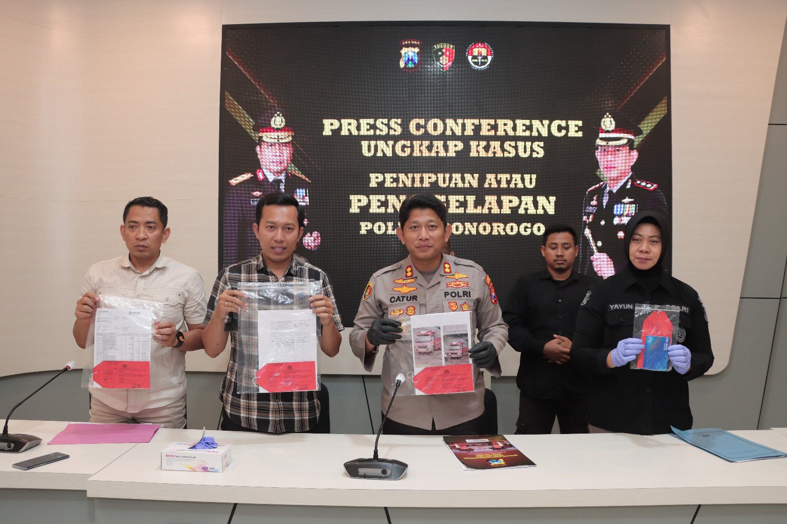 Polres Ponorogo Berhasil Amankan Pelaku Tipe Gelap Bermodus Jual Beli Kendaraan