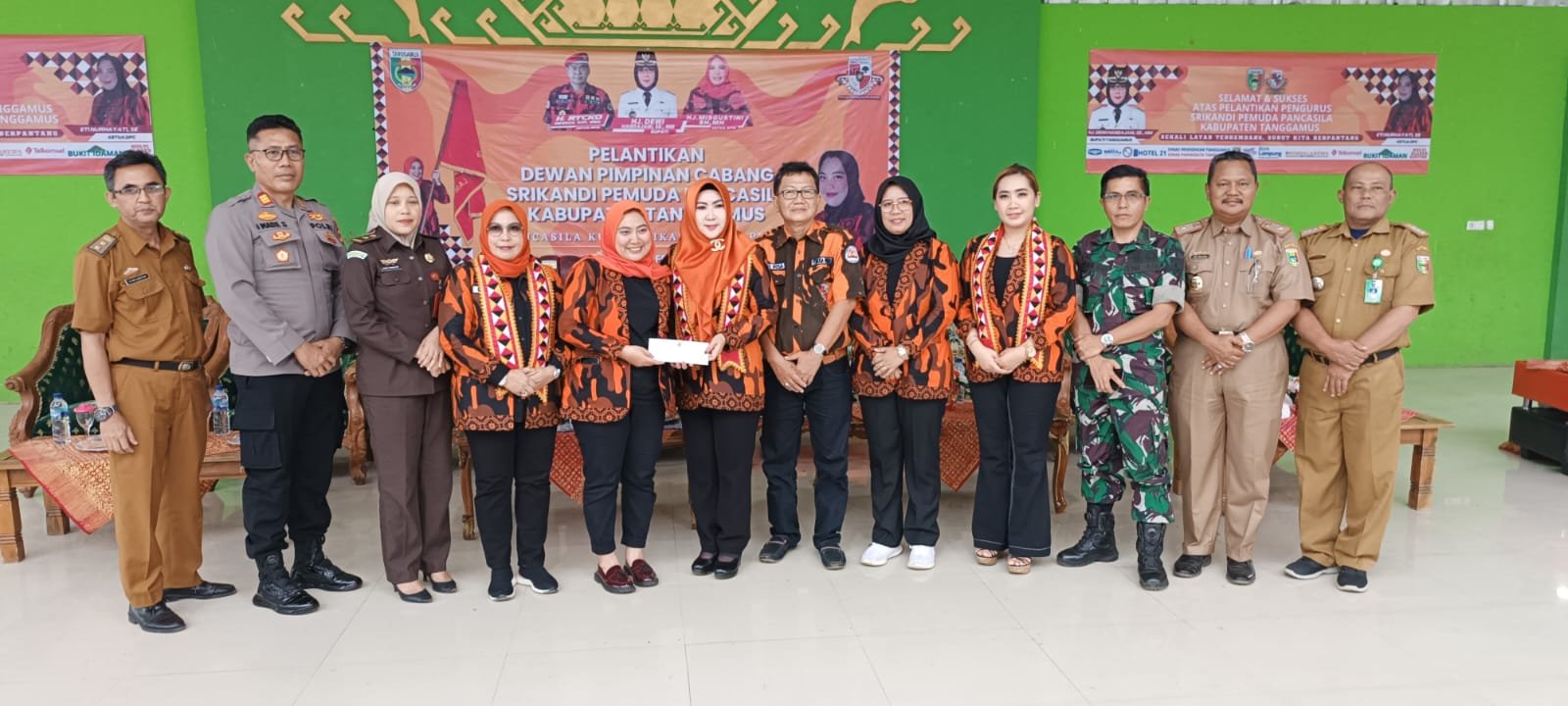 Bupati Tanggamus Hadiri Sekaligus Melantik Ketua DPC Srikandi Pemuda Pancasila Tanggamus Periode 2023 - 2025