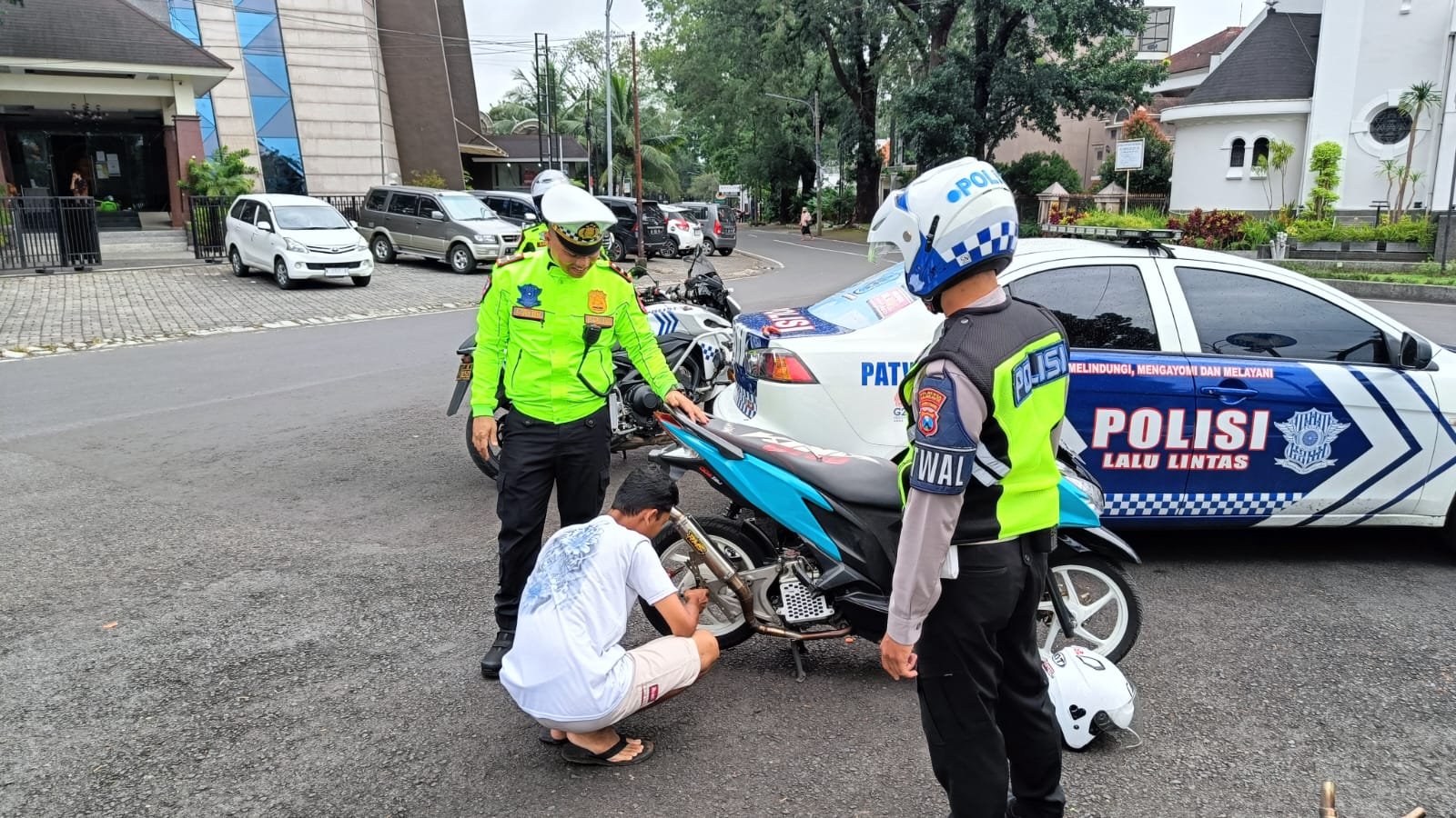 Polresta Malang Kota Wujudkan Kota Malang Zero Knalpot Brong, Tindaklanjuti Hasil Jumat Curhat