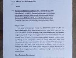 Masyarakat Desa Sampai Minta Kepada Gubernur Sumatera Utara : Sejak 20 Tahun Jadi Kampung, "Mohon Di Bebaskan Dari Ex HGU".