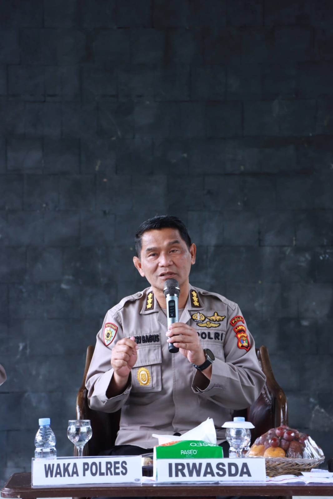 Irwasda Polda Lampung, Tingkat Kepercayaan Masyarakat Di Lampung Masih Tinggi Kepada Polri