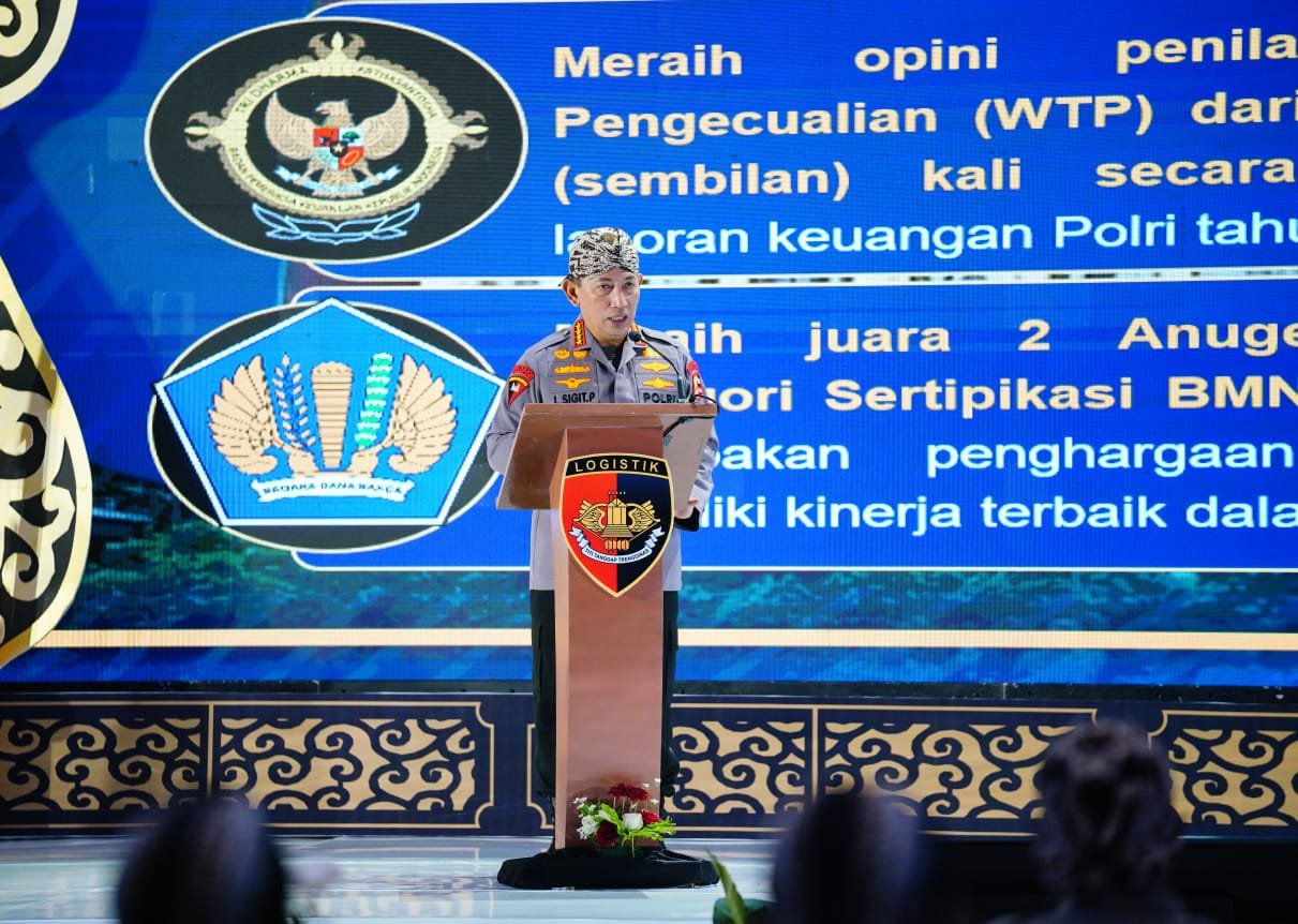 Kapolri Tekankan Optimalisasi Fungsi Logistik Untuk Kawal Kebijakan Pemerintah Hingga Amankan Pemilu