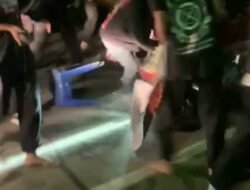 Konvoi Pendekar Bikin Ulah, Pukuli Warga, Rusak Dan Bakar Motor Di Ngawi