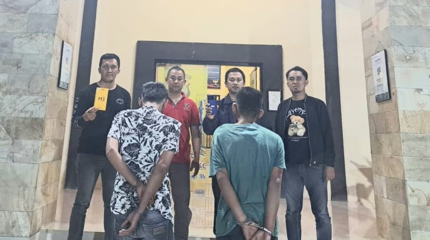 Diduga Pelaku Curat, Jambret Dan Atau Penadah HP Curian Dibekuk Polsek Kota Agung