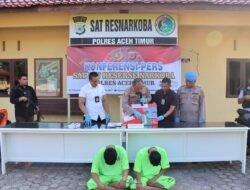 Satresnarkoba Polres Aceh Timur Tangkap Pengedar Sabu Saat Akan Transaksi di Pekarangan Mesjid