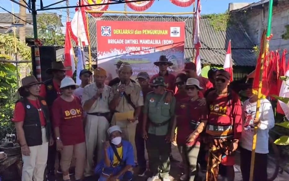 Brigade Onthel Mandalika Gelar Deklarasi dan Pengukuhan Pengurus