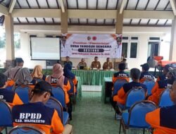 Koramil 0815/17 Trawas Bareng Forkopimcam – BPBD Bentuk Desa Tangguh Bencana
