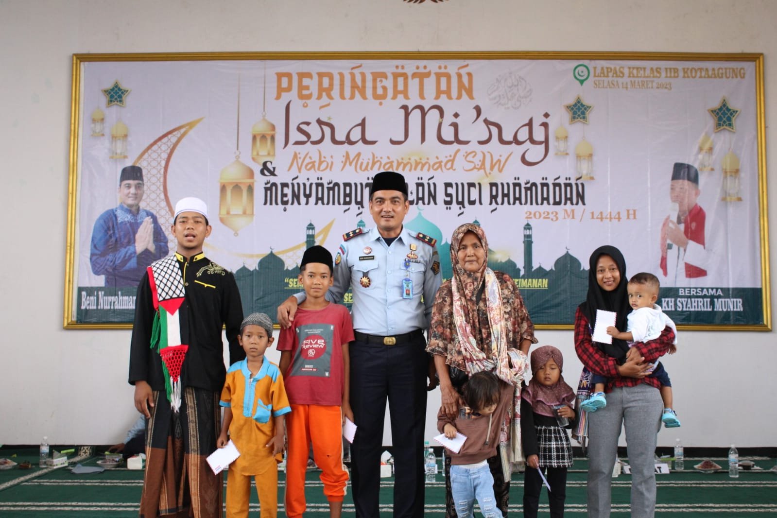 Kuatkan Persaudaraan Dan Persatuan Dalam Ketakwaan, Lapas Kotaagung Peringati Isra Mi'raj Rasullullah SAW Sekaligus Sambut Ramadhan 1444 H