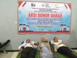 Lapas Kotaagung Ikut Berpartisipasi Pada Kegiatan Donor Darah Dalam Rangka Hari Bakti Pemasyarakatan ke-59