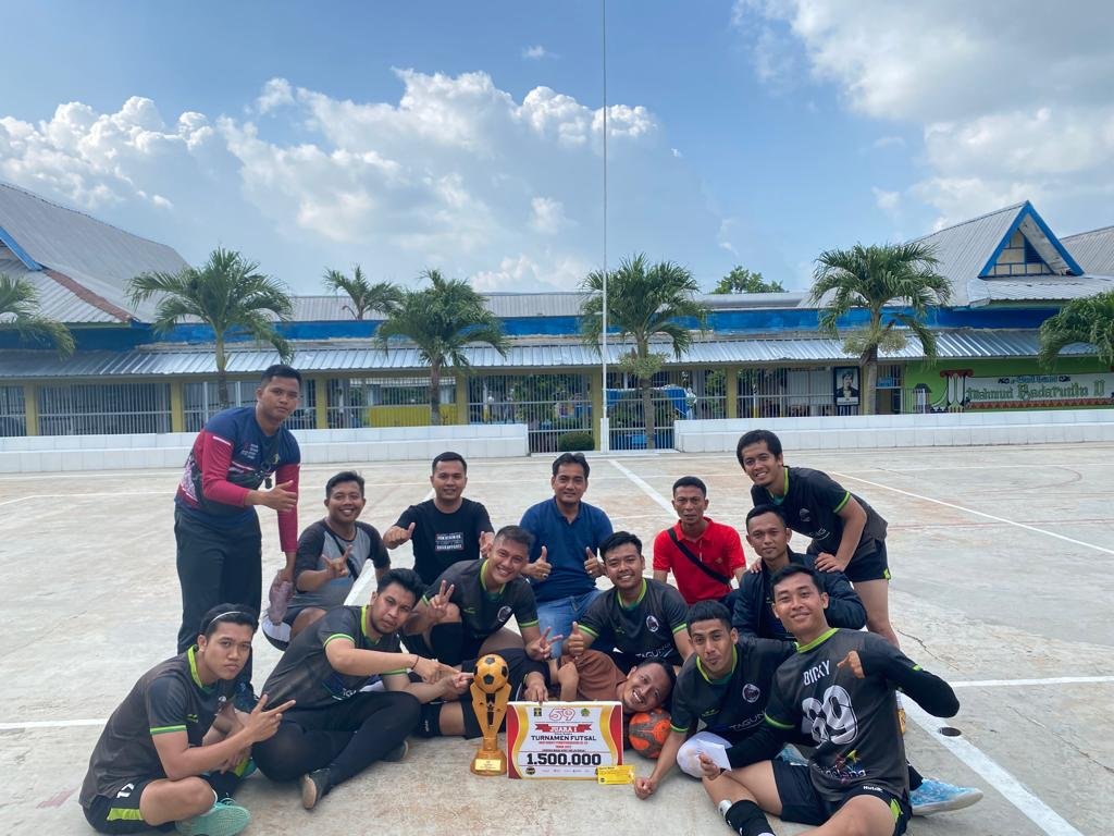 Champions Lastagung I Lapas Kotaagung Raih Juara 1 Turnamen Futsal Pekan Olahraga Pemasyarakatan Dalam Rangka HBP Ke- 59