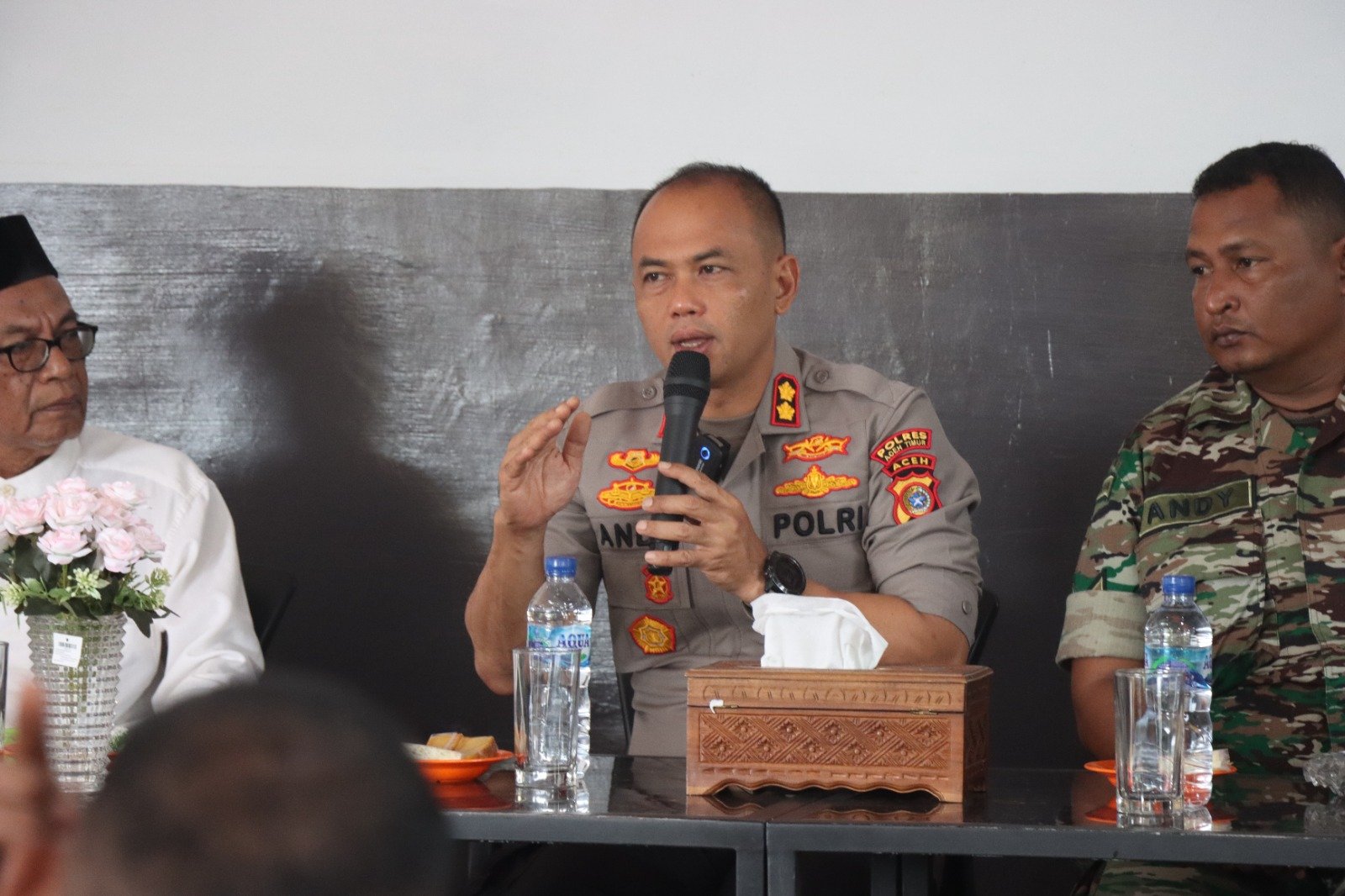 Jumat Curhat, Kapolres Aceh Timur Kembali Menyapa Warga Peuerulak Barat