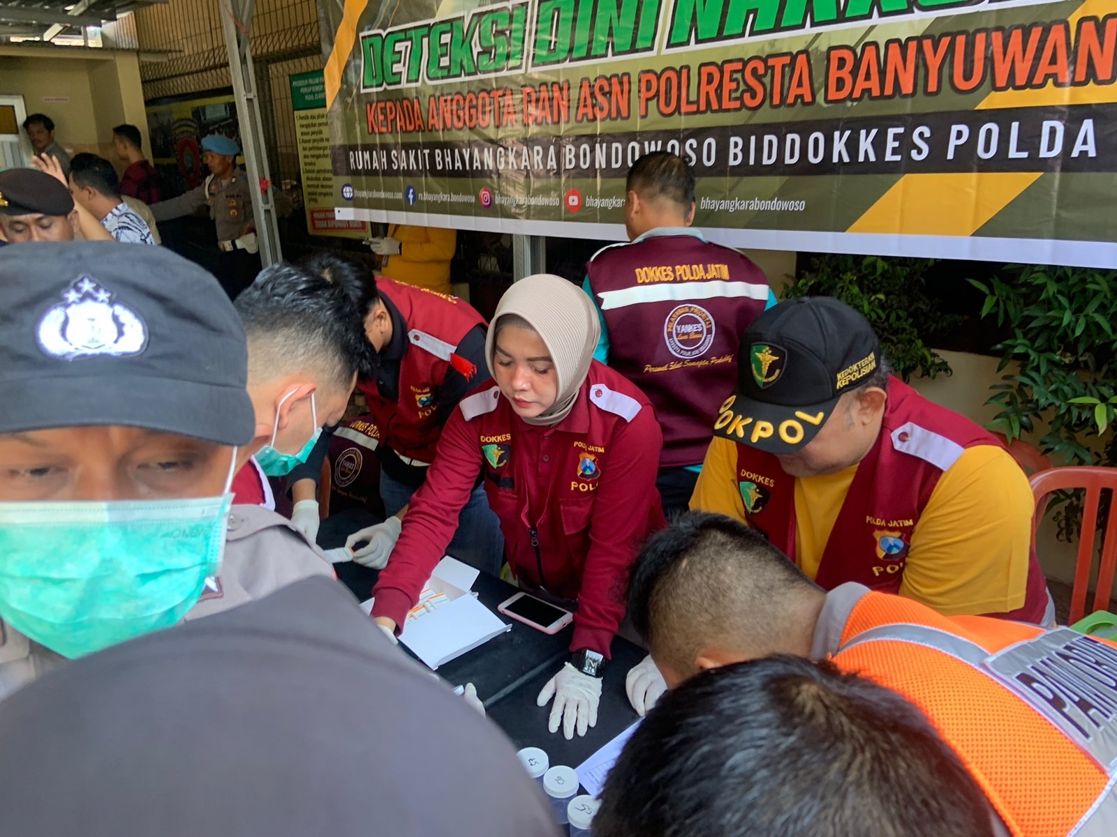 Penguatan Pengawasan, Polresta Banyuwangi Gelar Deteksi Dini Narkoba