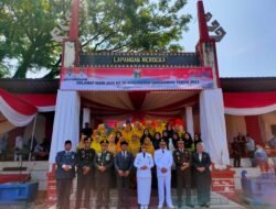 Bupati Dewi Handajani Pimpin Upacara HUT  Tanggamus Ke – 26