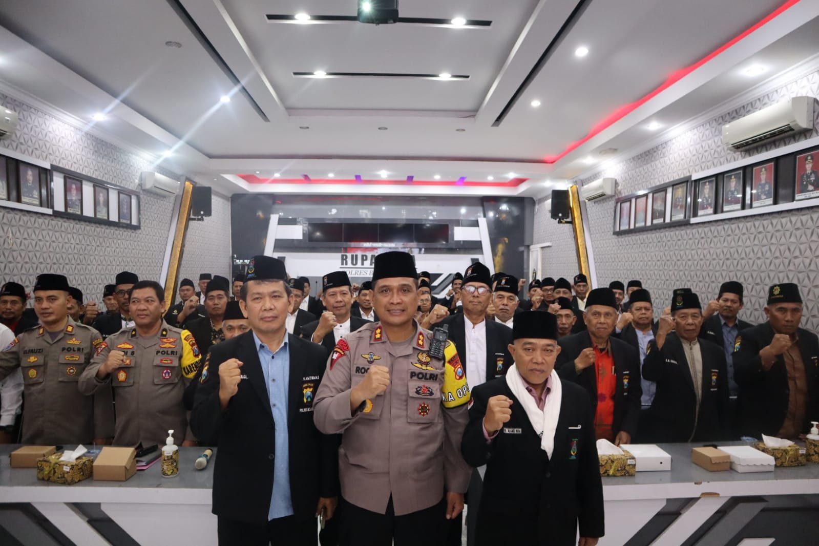 Kapolres Bojonegoro Gelar Tatap Muka Dengan Da’i dan Pendeta Kamtibmas Jelang Ramadhan