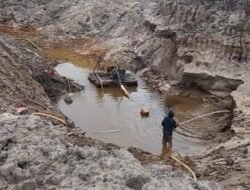 Aktivitas Penambang Timah Diduga Illegal Dikerjakan di Kawasan Hutan Lindung