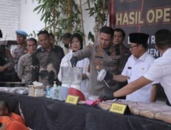 Polres Tulungagung Berhasil Ungkap 189 Kasus pada Operasi Pekat Semeru 2023