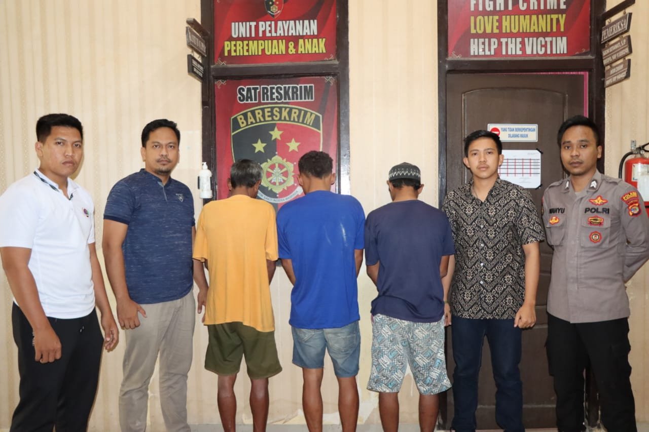 Tekab 308 Polres Tanggamus Tangkap 3 Pelaku Togel Online dan Darat di Wonosobo