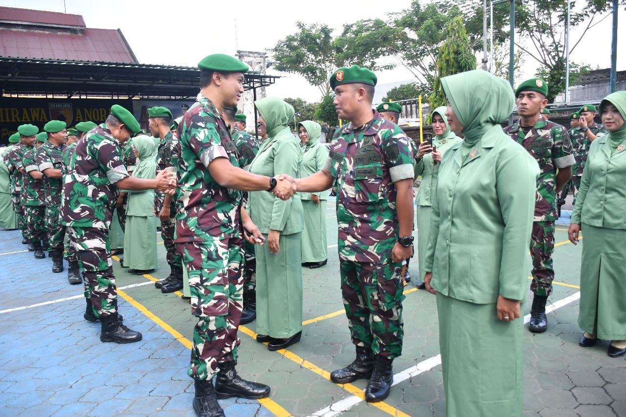 32 Prajurit Kodim 0815/Mojokerto Naik Pangkat, ini Pesan Dandim